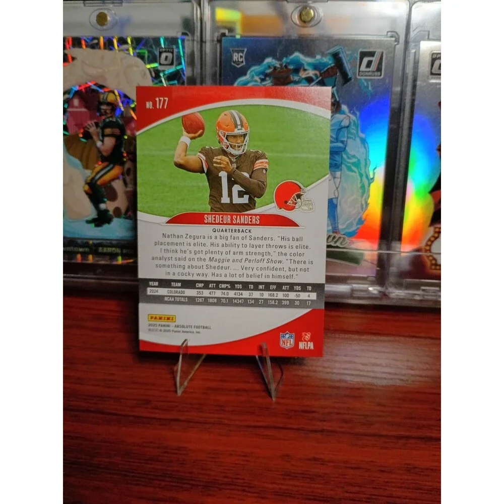 2025 Panini Absolute - Rookies Shedeur Sanders #177 (RC)